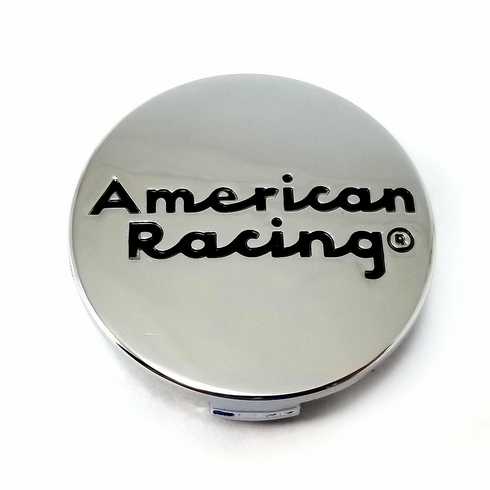 American Racing AR Center Cap STYLE C Chrome SNAP IN AR LOGO - 490K57AR product image