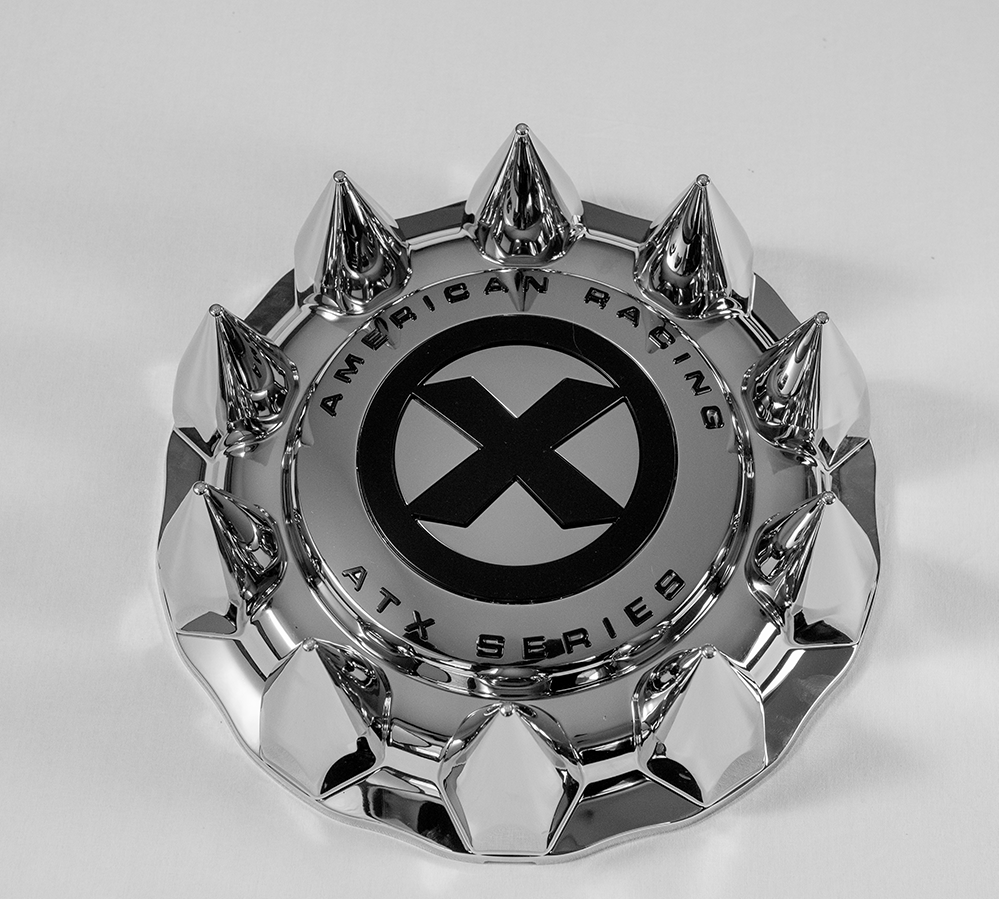 ATX FULL FRONT SNAP ON Center Cap COVER SPK-Chrome - AO1900401SPKC product image