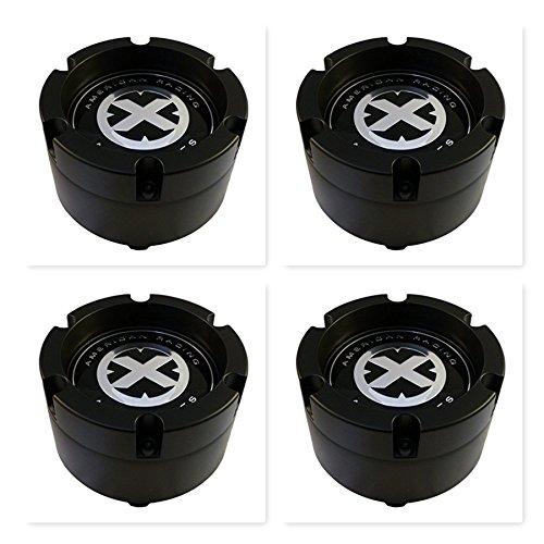 4 Pack American Racing ATX 391K132 8 Lug Black Snap In 2pc Wheel Center Cap - The Center Cap Store 4 Pack American Racing ATX 391K132 8 Lug Black Snap In 2pc Wheel Center Cap - The Center Cap Store