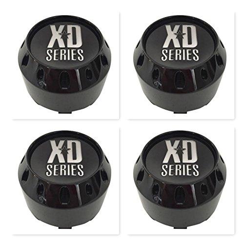 4 Pack KMC XD Series 464K106GB Gloss Black 6 Lug Center Caps - The Center Cap Store 4 Pack KMC XD Series 464K106GB Gloss Black 6 Lug Center Caps - The Center Cap Store