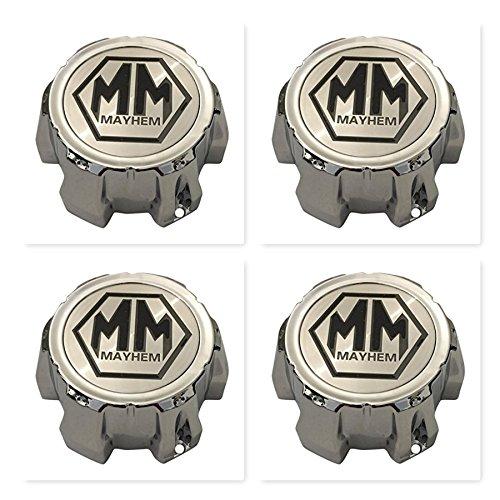 4 Pack Mayhem Wheels C10802002C C1018302C MCD8237YA02AH Chrome Center Cap - The Center Cap Store 4 Pack Mayhem Wheels C10802002C C1018302C MCD8237YA02AH Chrome Center Cap - The Center Cap Store