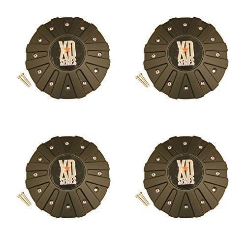 4 x KMC XD Series 778 Monster Matte Flat Black Wheel Rim Center Cap 846L215 - The Center Cap Store 4 x KMC XD Series 778 Monster Matte Flat Black Wheel Rim Center Cap 846L215 - The Center Cap Store