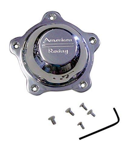 American Racing Chrome Push Thru Center Cap 1293000 – 3D Look, Fits Most Rims