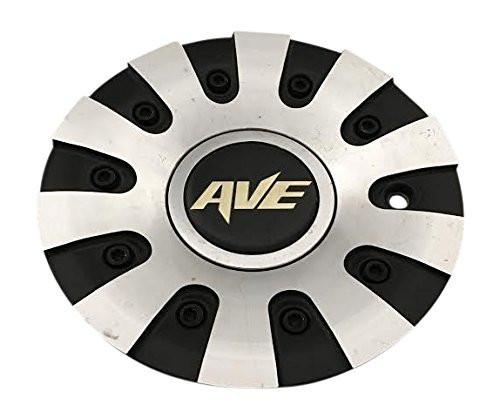 AVE Wheels C004002 Black and Machined Center Cap - The Center Cap Store AVE Wheels C004002 Black and Machined Center Cap - The Center Cap Store