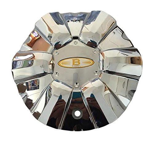 Baccarat Wheels S302-38 638285F-1 Chrome Wheel Center Cap - The Center Cap Store Baccarat Wheels S302-38 638285F-1 Chrome Wheel Center Cap - The Center Cap Store
