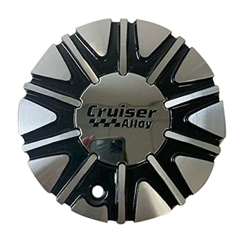 Cruiser Alloy Wheels 6008L152-BAL CAP-911MBF Black and Machined Wheel Center Cap - The Center Cap Store Cruiser Alloy Wheels 6008L152-BAL CAP-911MBF Black and Machined Wheel Center Cap - The Center Cap Store