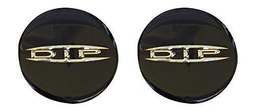 DIP Wheels Black 2 Pack Logo Sticker Adhesive Decals 2-9/16" or 66MM Diameter - The Center Cap Store DIP Wheels Black 2 Pack Logo Sticker Adhesive Decals 2-9/16" or 66MM Diameter - The Center Cap Store