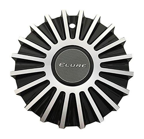 Elure Wheels CSVW11-A1A Black and Machined Center Cap - The Center Cap Store Elure Wheels CSVW11-A1A Black and Machined Center Cap - The Center Cap Store