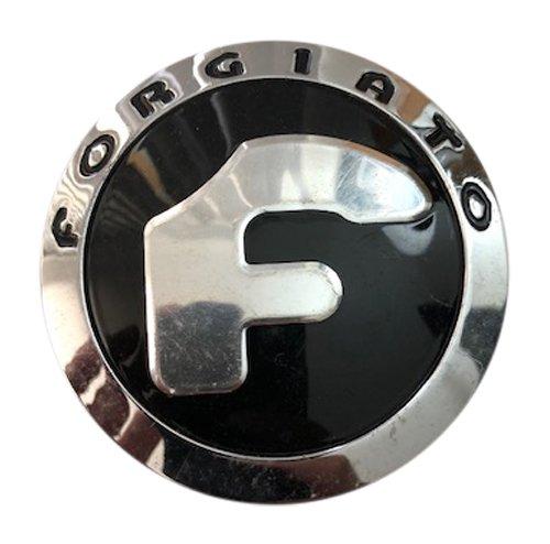 Forgiato Wheels 238K70 USED Chrome and Black Center Cap - The Center Cap Store Forgiato Wheels 238K70 USED Chrome and Black Center Cap - The Center Cap Store