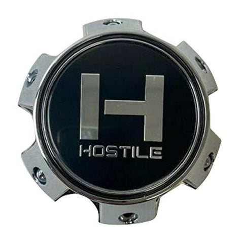 Hostile Wheels 6 Lug Chrome Wheel Center Cap HC6003 - The Center Cap Store