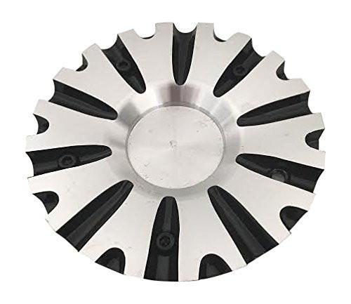 II Crave Wheels 261S158-M Black and Machined Center Cap - The Center Cap Store II Crave Wheels 261S158-M Black and Machined Center Cap - The Center Cap Store