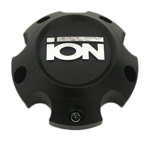 Ion Alloy C-565-6 C10134MB03 Matte Black Wheel Center Cap - The Center Cap Store