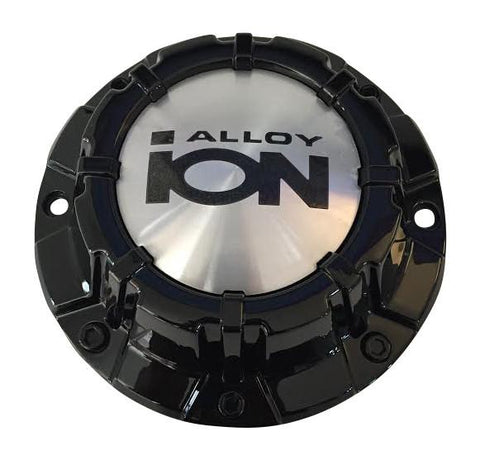 Ion Alloy C10186B 81011680-CAP LG1109-05 Black Wheel Center Cap - The Center Cap Store