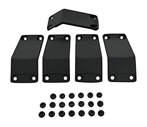 KMC XD Series Rockstar 2 811FIN29018ABS Black Wheel Inserts 20x9 Set of 5 - The Center Cap Store KMC XD Series Rockstar 2 811FIN29018ABS Black Wheel Inserts 20x9 Set of 5 - The Center Cap Store