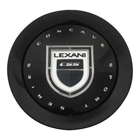 Lexani Wheels 863C01 USED Black Wheel Center Cap - The Center Cap Store