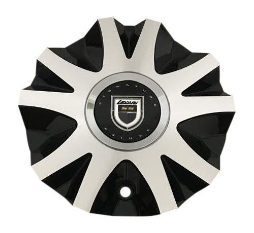 Lexani Wheels Arte 657L02 SL1309-02 Black and Machined Wheel Center Cap - The Center Cap Store Lexani Wheels Arte 657L02 SL1309-02 Black and Machined Wheel Center Cap - The Center Cap Store