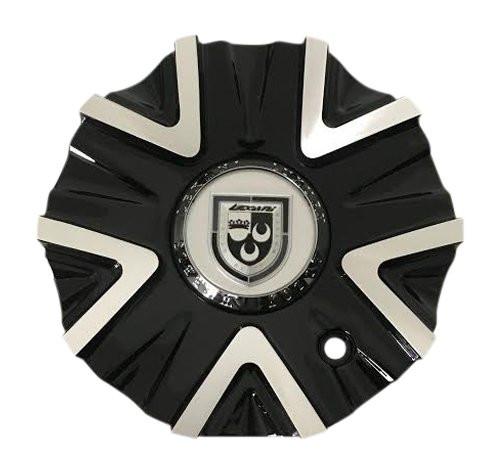 Lexani Wheels LSS-55 C-400-1/2 SL1001-01 Black and Machined Center Cap - The Center Cap Store Lexani Wheels LSS-55 C-400-1/2 SL1001-01 Black and Machined Center Cap - The Center Cap Store
