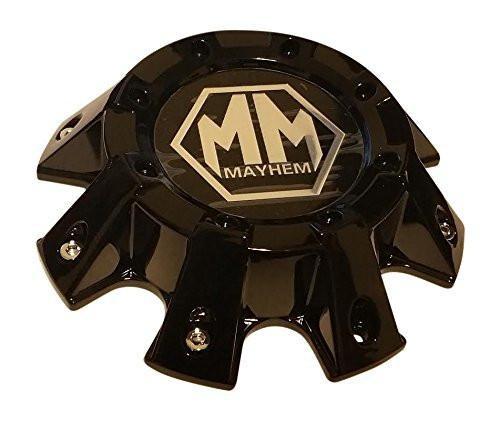 Mayhem Wheels 813120825F-2 C108101B01-F Black Wheel Center Cap - The Center Cap Store Mayhem Wheels 813120825F-2 C108101B01-F Black Wheel Center Cap - The Center Cap Store