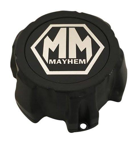 Mayhem Wheels C10802002B Matte Black Center Cap - The Center Cap Store Mayhem Wheels C10802002B Matte Black Center Cap - The Center Cap Store