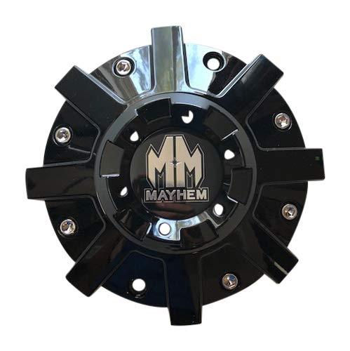 Mayhem Wheels C108104B Gloss Black Center Cap - The Center Cap Store Mayhem Wheels C108104B Gloss Black Center Cap - The Center Cap Store