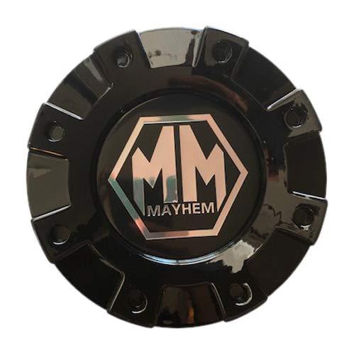 Mayhem Wheels Dually 8101 Monstir C108101B02-R 813220825 Gloss Black Rear Center Cap - The Center Cap Store Mayhem Wheels Dually 8101 Monstir C108101B02-R 813220825 Gloss Black Rear Center Cap - The Center Cap Store
