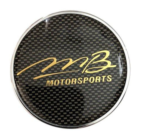 Mb Motorsports C-062 85683 Black and Gold Center Cap - The Center Cap Store