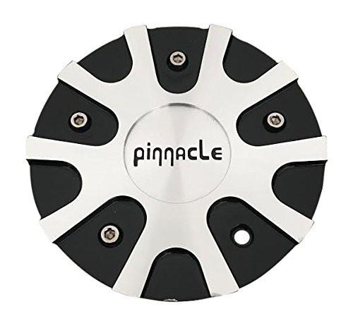 Pinnacle P72 Gunner P72-18-AL Black and Machined Wheel Center Cap - The Center Cap Store Pinnacle P72 Gunner P72-18-AL Black and Machined Wheel Center Cap - The Center Cap Store