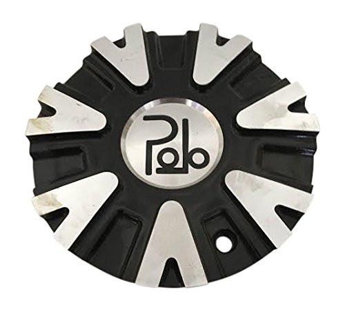 Polo Wheels T935-2-AL Black and Machined Center Cap - The Center Cap Store Polo Wheels T935-2-AL Black and Machined Center Cap - The Center Cap Store