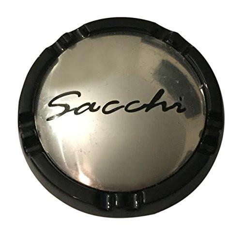 Sacchi Wheels C10220B 50651670F-5 Chrome and Black Center Cap - The Center Cap Store Sacchi Wheels C10220B 50651670F-5 Chrome and Black Center Cap - The Center Cap Store