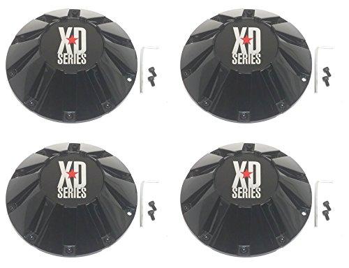Set (4pcs) KMC XD Series Gloss Black Wheel Center Cap 8. 5" for 18x9" 20x9" XD806 Bomb Rim - The Center Cap Store Set (4pcs) KMC XD Series Gloss Black Wheel Center Cap 8. 5" for 18x9" 20x9" XD806 Bomb Rim - The Center Cap Store