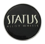 Status Alloy Wheels C-001-1 Chrome Wheel Center Cap - The Center Cap Store Status Alloy Wheels C-001-1 Chrome Wheel Center Cap - The Center Cap Store