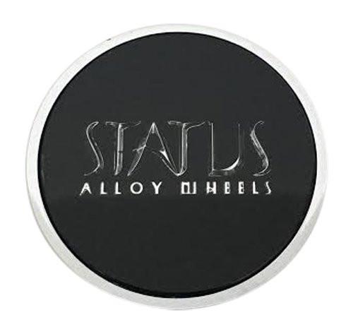 Status Alloy Wheels C84105-CAP Black and Chrome Center Cap - The Center Cap Store Status Alloy Wheels C84105-CAP Black and Chrome Center Cap - The Center Cap Store