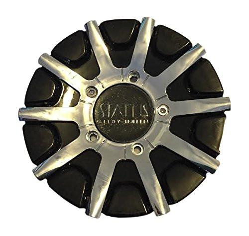 Status Opus Wheels C201601CAP-S827 Black Center Cap - The Center Cap Store Status Opus Wheels C201601CAP-S827 Black Center Cap - The Center Cap Store
