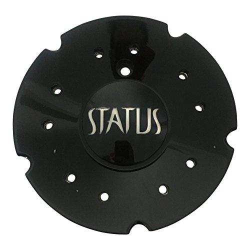 Status Wheels 1529L154 USED Black Wheel Center Cap - The Center Cap Store Status Wheels 1529L154 USED Black Wheel Center Cap - The Center Cap Store
