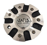 Status Wheels C700603CAP S805 Black and Machined Center Cap - The Center Cap Store Status Wheels C700603CAP S805 Black and Machined Center Cap - The Center Cap Store