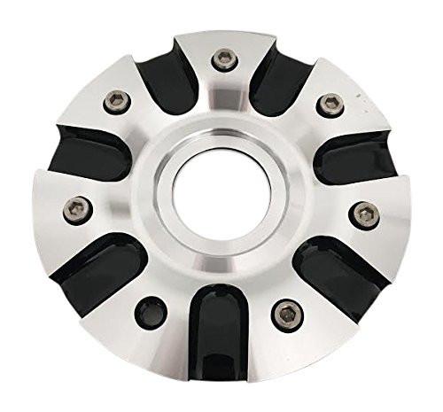 Status Wheels C700603CAP/S805 Black and Machined No Logo Center Cap - The Center Cap Store Status Wheels C700603CAP/S805 Black and Machined No Logo Center Cap - The Center Cap Store