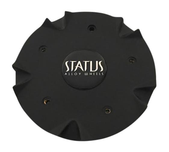 Status Wheels S-S802-C Black Wheel Center Cap - The Center Cap Store Status Wheels S-S802-C Black Wheel Center Cap - The Center Cap Store