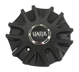 Status Wheels S812-2290-CAP Black Wheel Center Cap - The Center Cap Store Status Wheels S812-2290-CAP Black Wheel Center Cap - The Center Cap Store