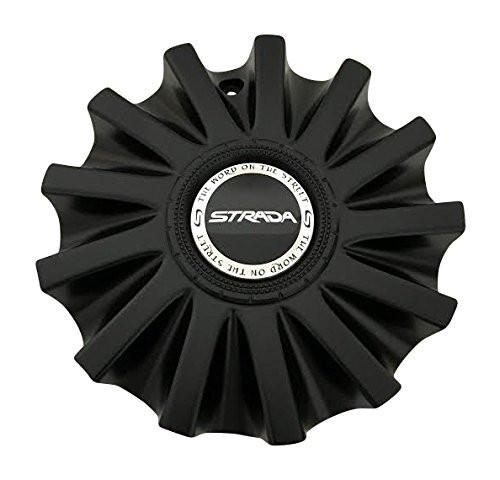 Strada Stilleto 11812285F-3 Matte Black Wheel Center Cap - The Center Cap Store Strada Stilleto 11812285F-3 Matte Black Wheel Center Cap - The Center Cap Store
