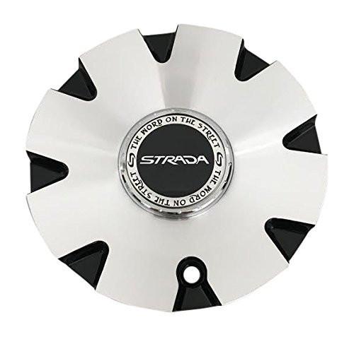 Strada Wheels C-863-4 Black and Machined Wheel Center Cap - The Center Cap Store Strada Wheels C-863-4 Black and Machined Wheel Center Cap - The Center Cap Store