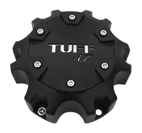 TUFF AT Wheels 2323L135 (TB) 2323L-11 Matte Black Wheel Center Cap - The Center Cap Store