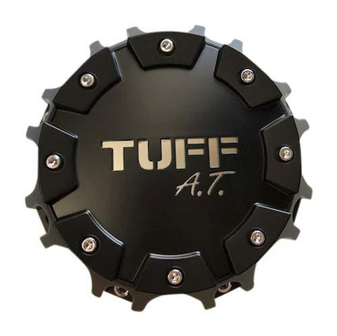 TUFF at Wheels 2323L166 (TB) TT16867SBC Matte Black Center Cap - The Center Cap Store