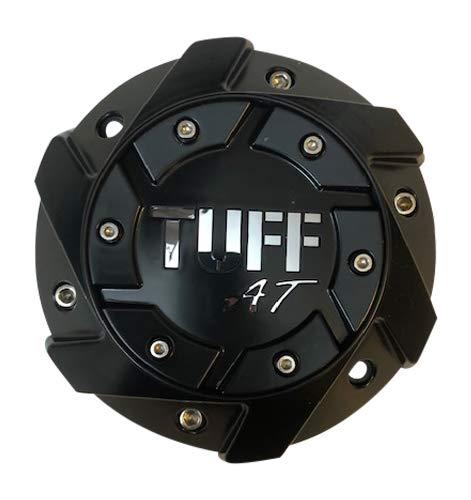 TUFF at Wheels C611901 Matte Black Wheel Chrome Letter Center Cap - The Center Cap Store TUFF at Wheels C611901 Matte Black Wheel Chrome Letter Center Cap - The Center Cap Store