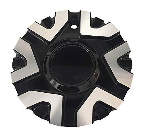 Veloche Air 575 C10575B C123102CAP Black and Machined Center Cap - The Center Cap Store Veloche Air 575 C10575B C123102CAP Black and Machined Center Cap - The Center Cap Store