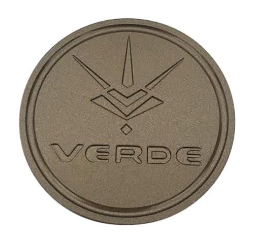 VERDE C-V36-B Custom Wheel Center Cap – Black & Machined Finish (Single, No Bolt)