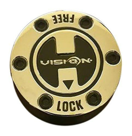 Vision Free Lock ATV C393A 393-A-CAP LG1010-52 Chrome Wheel Center Cap - The Center Cap Store