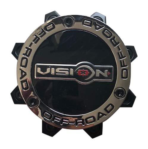 Vision Wheel C394PLMB-8V C615134CB7 Used Matte Black Center Cap - The Center Cap Store Vision Wheel C394PLMB-8V C615134CB7 Used Matte Black Center Cap - The Center Cap Store