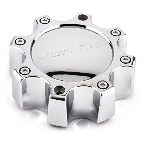 Vision Wheel Chrome Center Cap 8 lug Short C375-8C for Vision Warrior 375 Wheel - The Center Cap Store Vision Wheel Chrome Center Cap 8 lug Short C375-8C for Vision Warrior 375 Wheel - The Center Cap Store