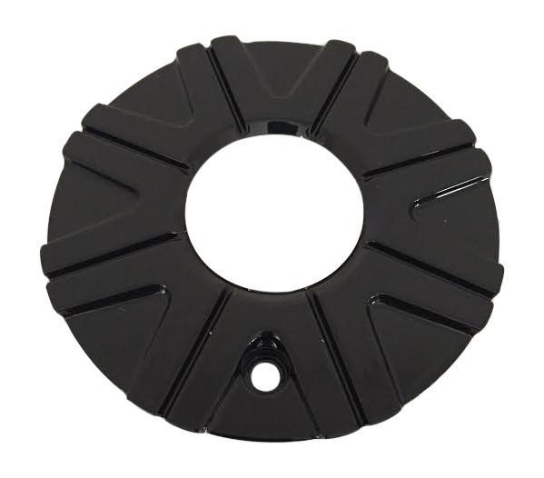 Vision Wheels 378 Kryptonite C378-2-CAP Black and Silver Center Cap - The Center Cap Store Vision Wheels 378 Kryptonite C378-2-CAP Black and Silver Center Cap - The Center Cap Store