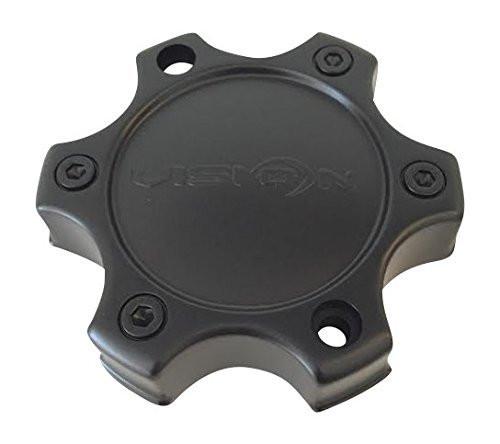 Vision Wheels C326MB-6CV C326MB-6C Matte Black Center Cap 6 Lug - The Center Cap Store Vision Wheels C326MB-6CV C326MB-6C Matte Black Center Cap 6 Lug - The Center Cap Store